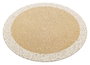 Conceptum Alfombra de Mimbre Ptn 02 Natural y Blanco